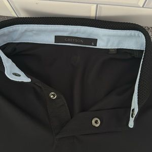 Greyson - navy premium polo size small